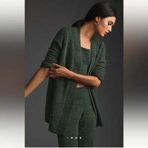 Daily Practice by Anthropologie Snuggle Cardigan and Pants Set